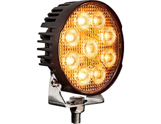Buyers Products Company 1492231 Ultra Bright 4.5 Inch Wide Led Flood/Light With Strobe - Round Lens