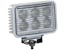 Buyers Products Company 1493118 4 Inch By 6 Inch Rectangular Led Clear Flood Light With White Housing