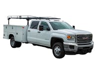 Buyers Products Company 1501250 13-1/2 Foot Black Service Body Ladder Rack