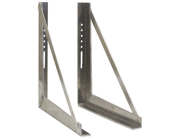 Buyers Products Company 1701031 18X18 Inch Welded Stainless Steel Mounting Brackets