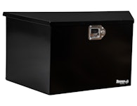 Buyers Products Company 1701280 16.38X15.00X35.25/21.25 Inch Black Steel Trailer Tongue Truck Box