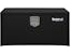 Buyers Products Company 1702100 18X18X24 Inch Black Steel Underbody Truck Box With Paddle Latch