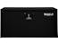 Buyers Products Company 1702306 18X18X36 Inch Black Steel Underbody Truck Box With Built-In Shelf - 3-Pt Latch