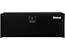 Buyers Products Company 1702311 18X18X48 Inch Black Steel Underbody Truck Box With Built-In Shelf - 3-Pt Latch