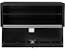 Buyers Products Company 1702311 18X18X48 Inch Black Steel Underbody Truck Box With Built-In Shelf - 3-Pt Latch