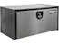 Buyers Products Company 1702703 18X18X30 Inch Black Steel Truck Box With Stainless Steel Door