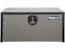 Buyers Products Company 1702710 18X18X48 Inch Black Steel Truck Box With Stainless Steel Door