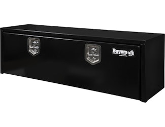 Buyers Products Company 1703328 15X13X48 Inch Black Steel Underbody Truck Box With T-Handle