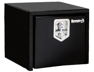Buyers Products Company 1703349 14X12X18 Inch Black Steel Underbody Truck Box