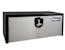 Buyers Products Company 1702710 18X18X48 Inch Black Steel Truck Box With Stainless Steel Door
