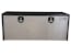 Buyers Products Company 1704715 24X24X60 Inch Black Steel Truck Box With Stainless Steel Door