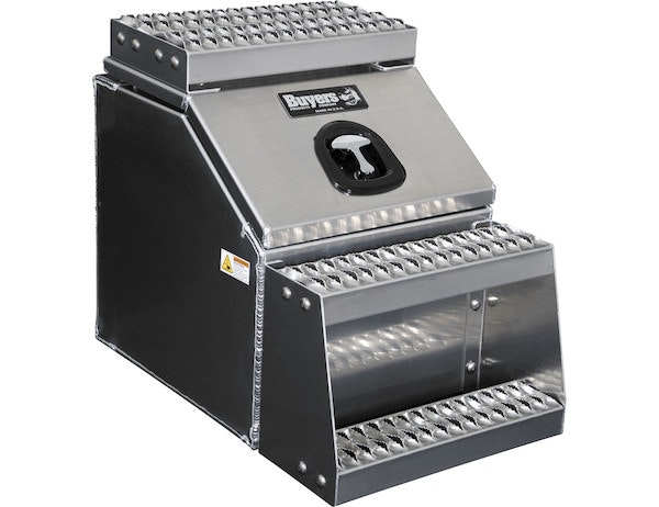 Buyers Products Company 1705281 Wideopen Class 8 Step Box - 18 Inch Width