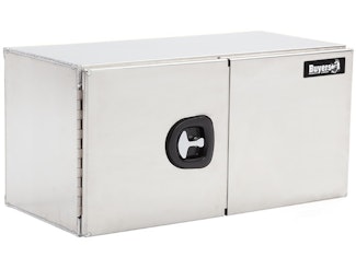 Buyers Products Company 1705333 24X24X30 Inch Smooth Aluminum Underbody Truck Tool Box - Double Barn Door