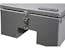 Buyers Products Company 1705381 12X24X22 Inch Diamond Tread Aluminum In-Frame Truck Tool Box With Notched Bottom