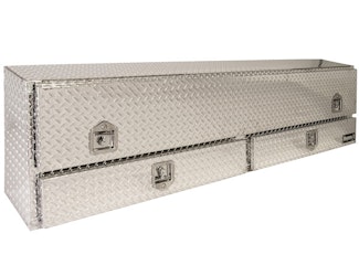 Buyers Products Company 1705641 72 Inch Diamond Tread Aluminum Contractor Truck Box With Drawers