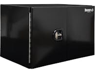 Buyers Products Company 1705835 24X24X36 Inch Black Smooth Aluminum Underbody Truck Tool Box - Double Barn Door