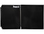 Buyers Products Company 1705850 24X24X72 Inch Black Smooth Aluminum Underbody Truck Tool Box - Double Barn Door