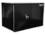 Buyers Products Company 1705950 24X24X72 Inch Xd Black Smooth Aluminum Underbody Truck Box With Barn Door
