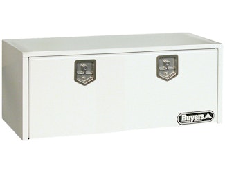 Buyers Products Company 1708410 18X24X48 Inch White Steel Underbody Truck Box