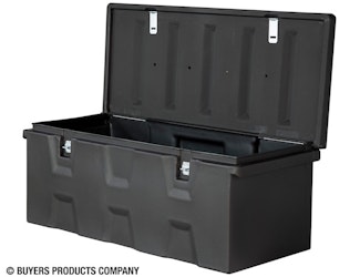 Buyers Products Company 1712260 23X25/19X77/73 Inch Black Poly Multipurpose Chest