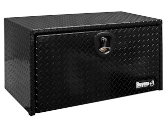 Buyers Products Company 1725105 18X18X36 Inch Black Diamond Tread Aluminum Underbody Truck Box