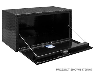 Buyers Products Company 1725100 18X18X24 Inch Black Diamond Tread Aluminum Underbody Truck Box