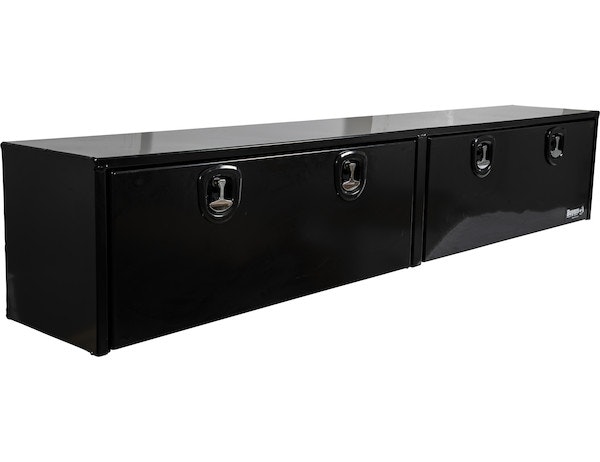 Buyers Products Company 1752164 18X16X88 Inch Black Smooth Aluminum Topsider Truck Box