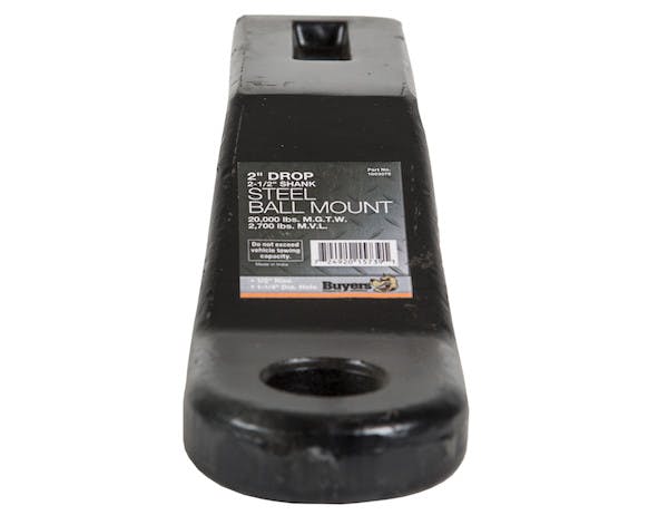 Buyers Products Company 1803075 2-1/2 Inch Ball Mount With 2 Inch Drop