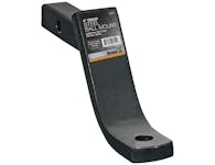 Buyers Products Company 1803110 1-1/4 Inch Ball Mount With 4 Inch Drop X 7 Inch Long Tube Black