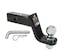 Buyers Products Company 1803313 2 Inch Black Ball Mount Kit With 2 Inch Shank And 4 Inch Drop-Cotter Pin Hitch