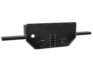 Buyers Products Company 1809038A Hitch Plate With Pintle Mount - Side Channel