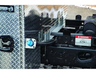 Buyers Products Company BP964824 Diamond Tread Aluminum Straight Side Backpack Truck Tool Box - Compression Latch