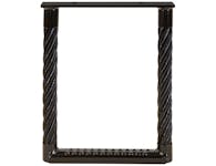 Buyers Products Company 5231512 Black Powder Coated Cable Type Truck Step - 15 X 12 X 1.38 Inch Deep