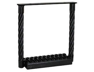 Buyers Products Company 5231515 Black Powder Coated Cable Type Truck Step - 15 X 15 X 4.75 Inch Deep