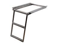 Buyers Products Company 5232001 2-Rung Stainless Steel Retractable Truck Step