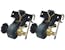 Buyers Products Company 5480005 1-1/2 Inch X 7 Foot Ladder Rack Ratchet Tie Down Angle Mount With Double J Hooks
