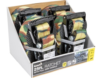 Buyers Products Company 5483010CC 25 Ft. Commercial Grade Ratchet Tie Down -  Camo, Full Cut Case