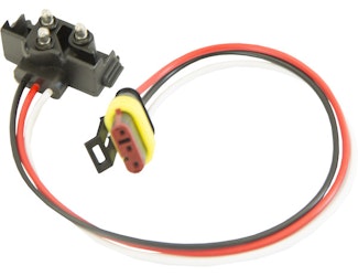 Buyers Products Company 5620352 Dot Light Plug 3-Wire Amp-Style Plug With Stripped Leads And #10 Ring On Ground