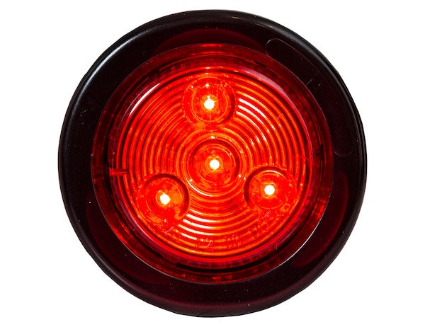 Buyers Products Company 5622102 2 Inch Red Round Marker/Clearance Light With 4 Led Kit