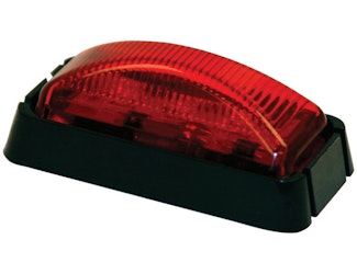 Buyers Products Company 5622103 2.5 Inch Red Surface Mount/Marker Clearance Light Kit With 3 Leds