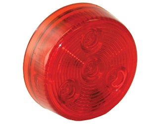 Buyers Products Company 5622154 2 Inch Red Round Marker/Clearance Light With 4 Leds (Light Only)