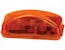 Buyers Products Company 5622204 2.5 Inch Amber Surface Mount Marker Light With 3 Led
