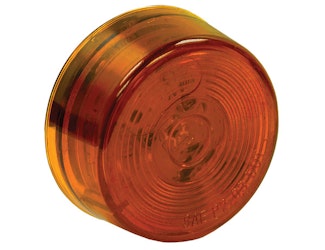 Buyers Products Company 5622250 2 Inch Amber Round Marker/Clearance Light With 1 Led