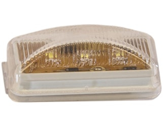 Buyers Products Company 5622304 2.5 Inch Clear Surface Mount Marker Light With 3 Led