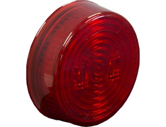 Buyers Products Company 5622512 2.5 Inch Red Round Marker/Clearance Light With 2 Led