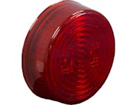 Buyers Products Company 5622512 2.5 Inch Red Round Marker/Clearance Light With 2 Led
