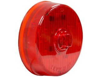 Buyers Products Company 5622517 2.5 Inch Red Round Marker/Clearance Light With 7 Led
