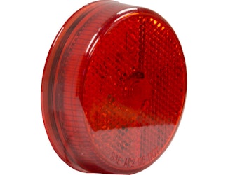Buyers Products Company 5622551 2.5 Inch Red Marker Clearance Light With Reflex With 4 Led