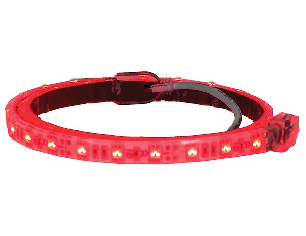 Buyers Products Company 5622638 24 Inch 36-Led Strip Light With 3M Adhesive Back - Red