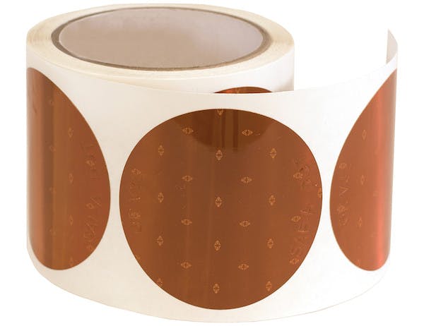 Buyers Products Company 5623001 3 Inch Amber Round Dot Stick-On Reflectors - 100 Per Roll